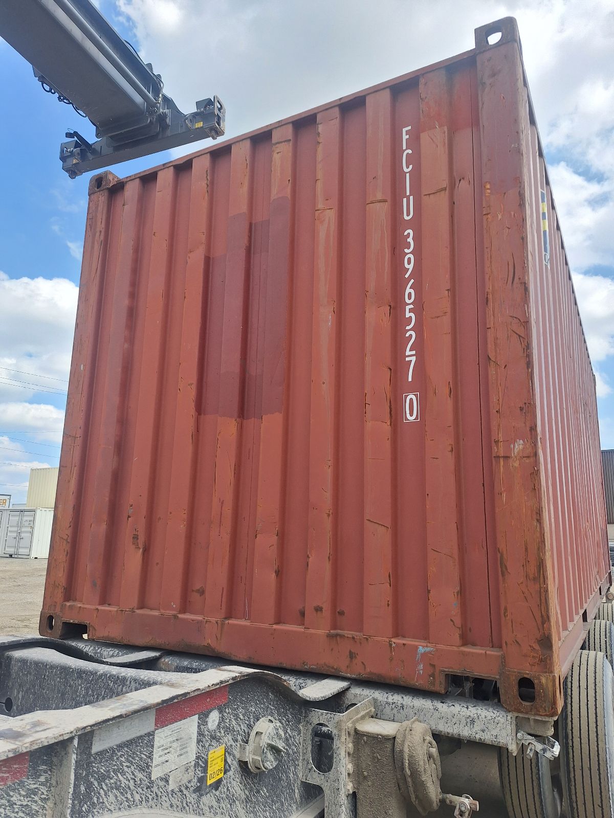 FCIU3965270- 20' Used Container (BOLTON)