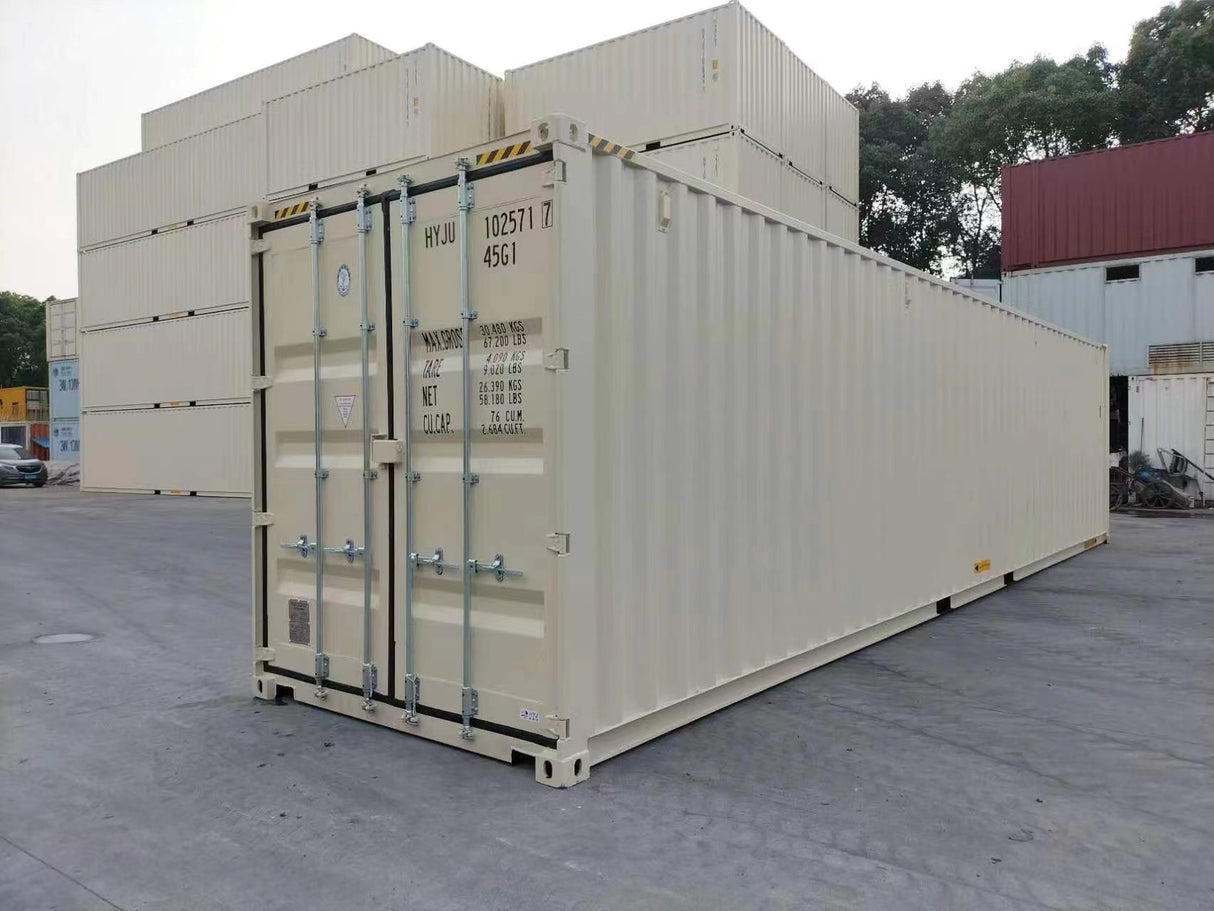40' High Cube - Double Door New (One Trip) (USA)
