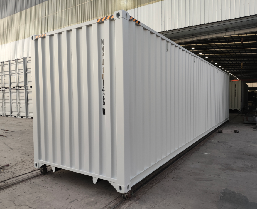 40' High Cube Shipping Container - 2 Oversized Side Doors New (One Trip)