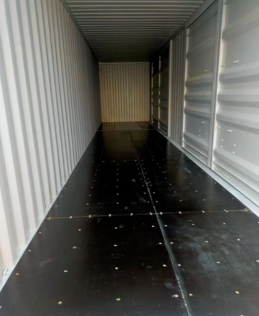 40' High Cube Shipping Container - 2 Oversized Side Doors New (One Trip)