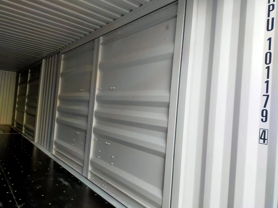 40' High Cube Shipping Container - 2 Oversized Side Doors New (One Trip)