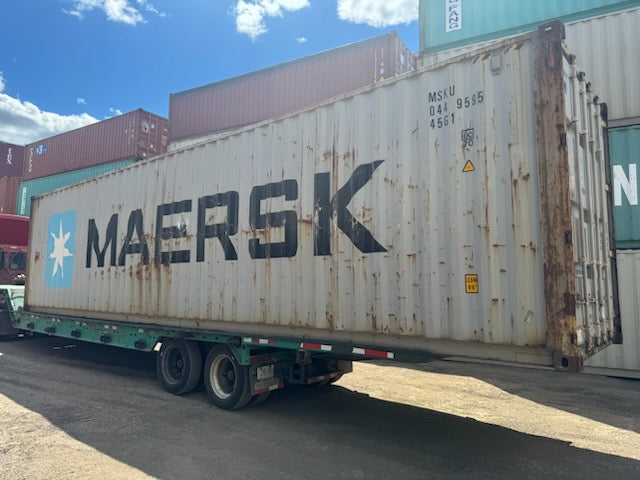 MSKU0449595 - 40' High Cube Used Shipping Container