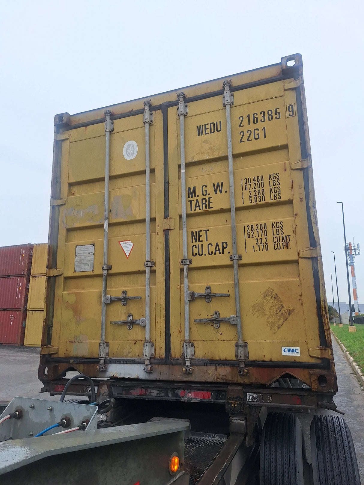 WEDU2163859 20' Used Container (BRAMPTON)