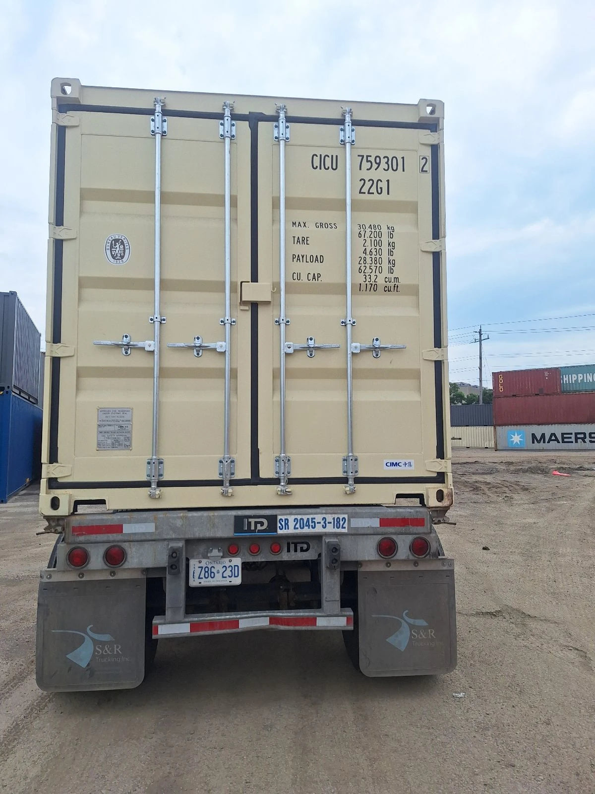 CICU7593012 - 20' New/One-Trip Shipping Container