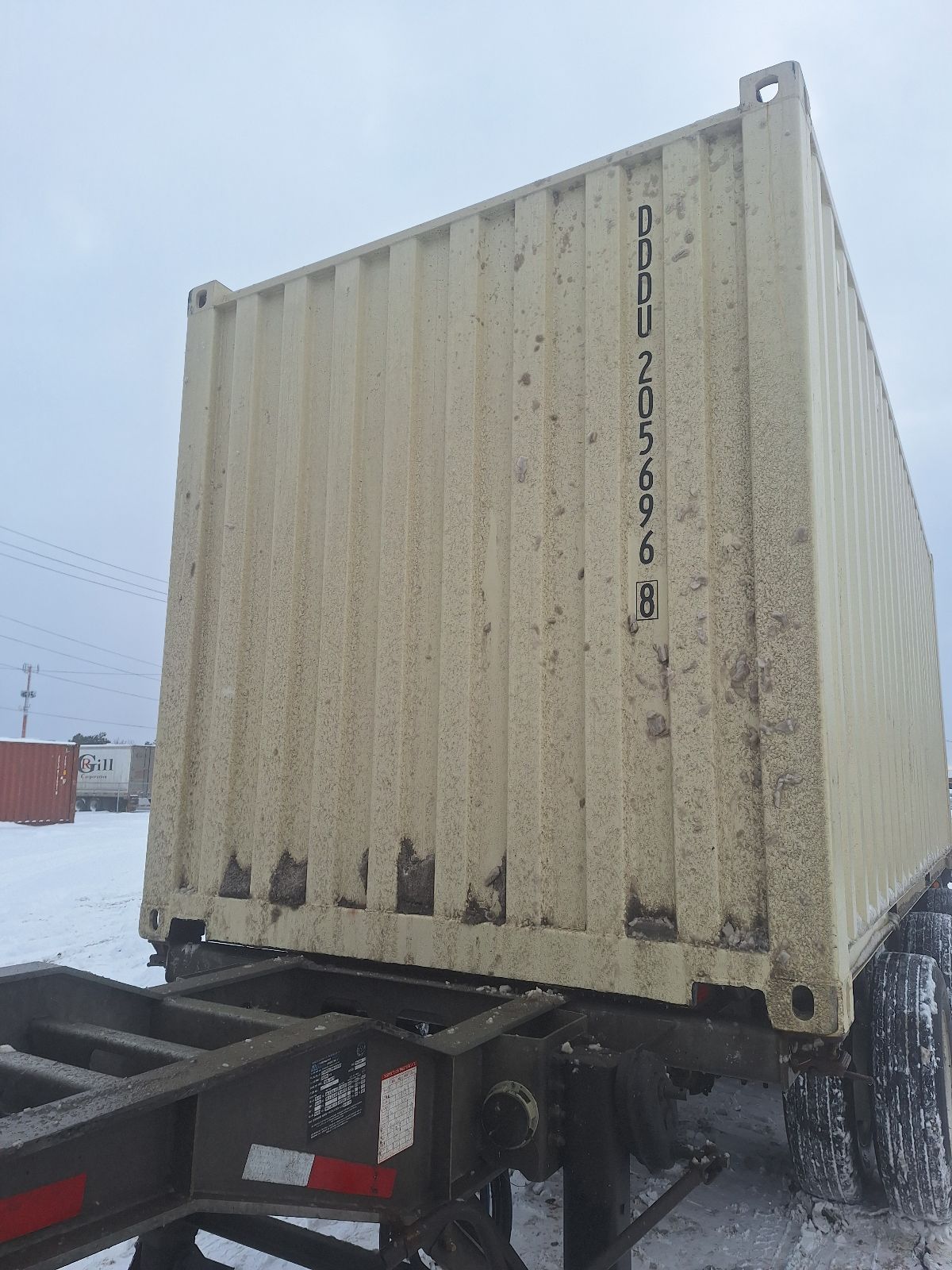 DDDU2056968 - 20' New/One-Trip Shipping Container