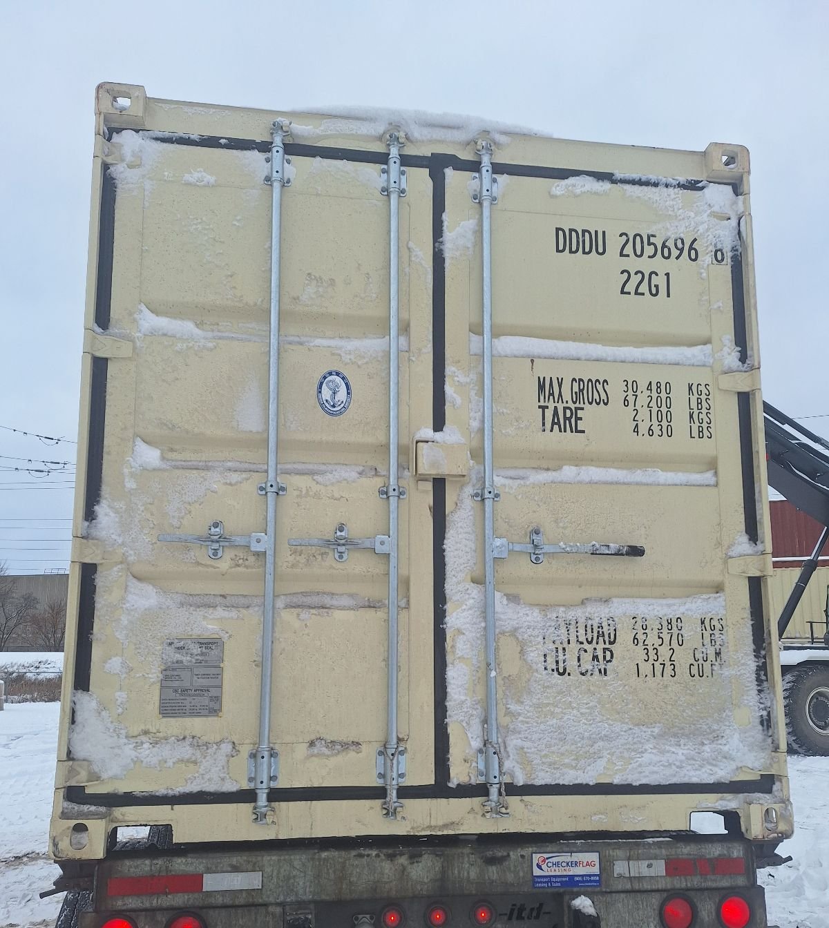 DDDU2056968 - 20' New/One-Trip Shipping Container