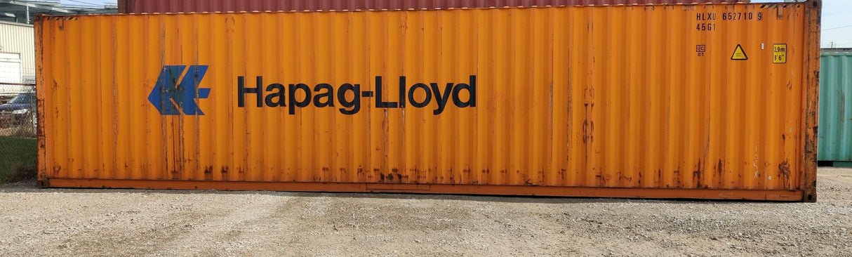 HLXU6527109 - 40' High Cube Used Shipping Container