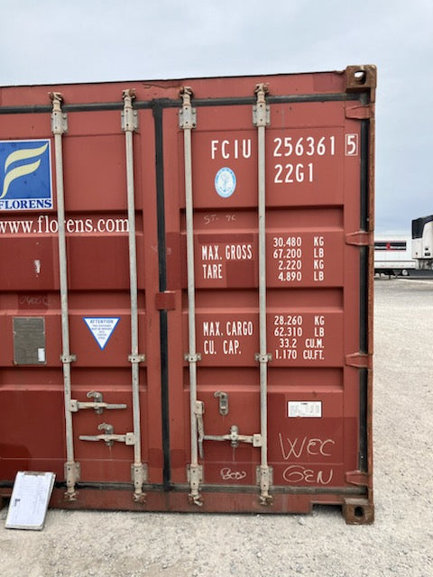 20' Used Cargo Worthy Containers (Houston / Examples)