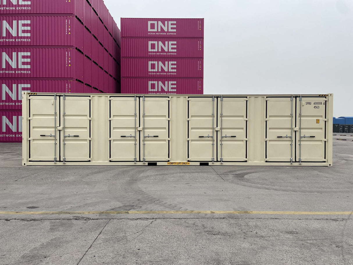 40' High Cube 4 Side Door New (One Trip) (USA)