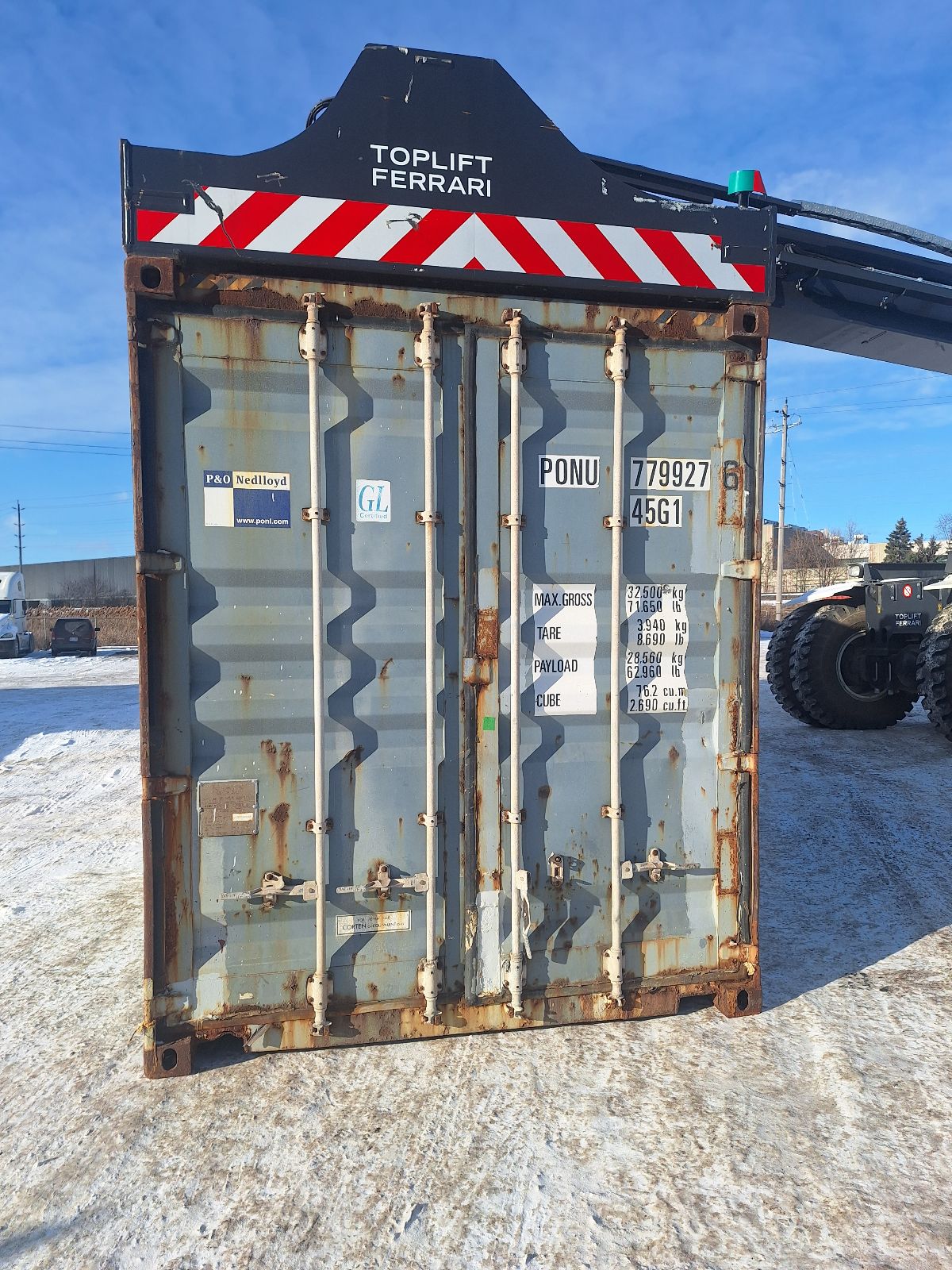 PONU7799276 - 40' High Cube Used Shipping Container