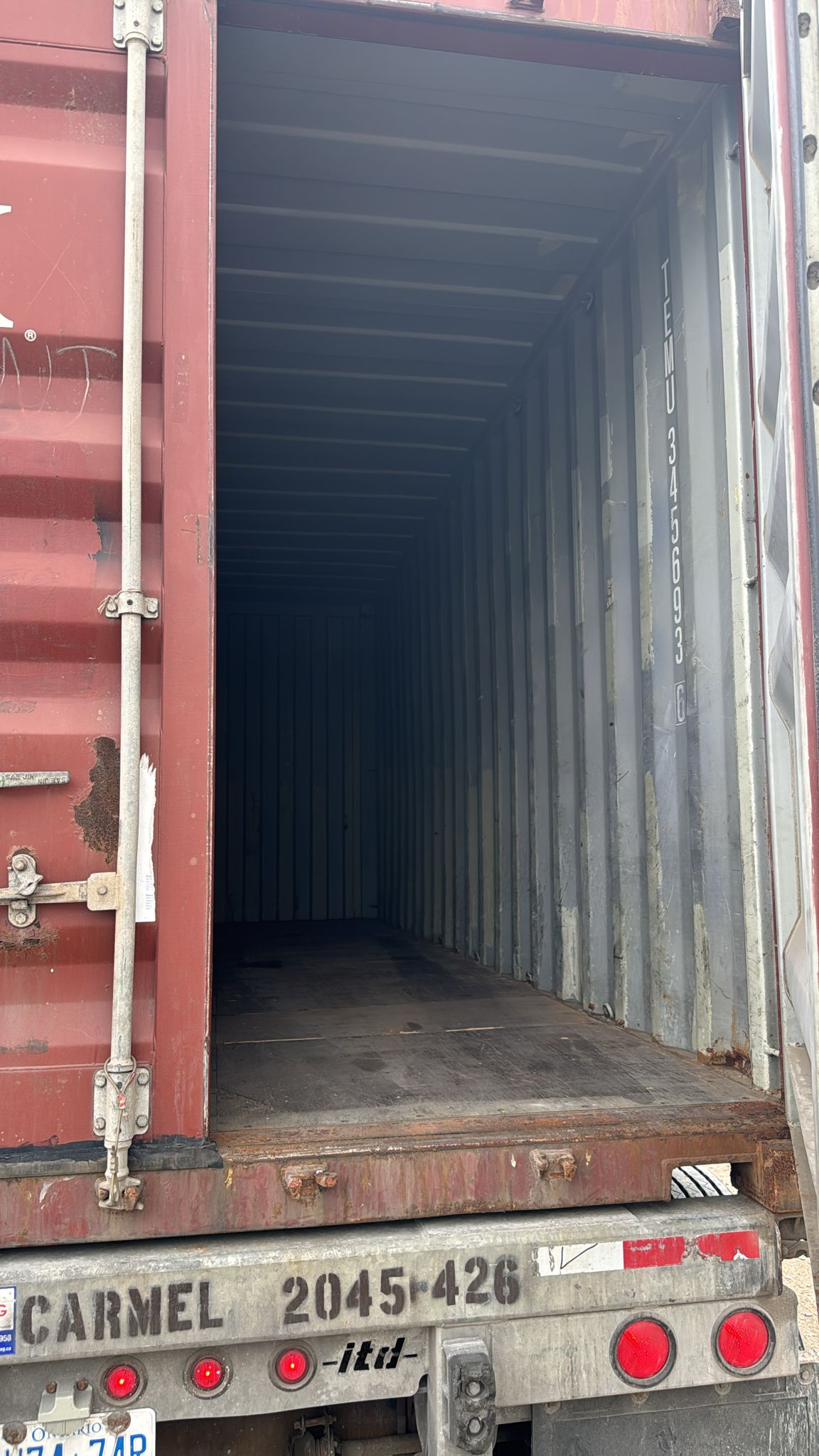 TEMU3456936 - 20' Used Container (BURLINGTON)