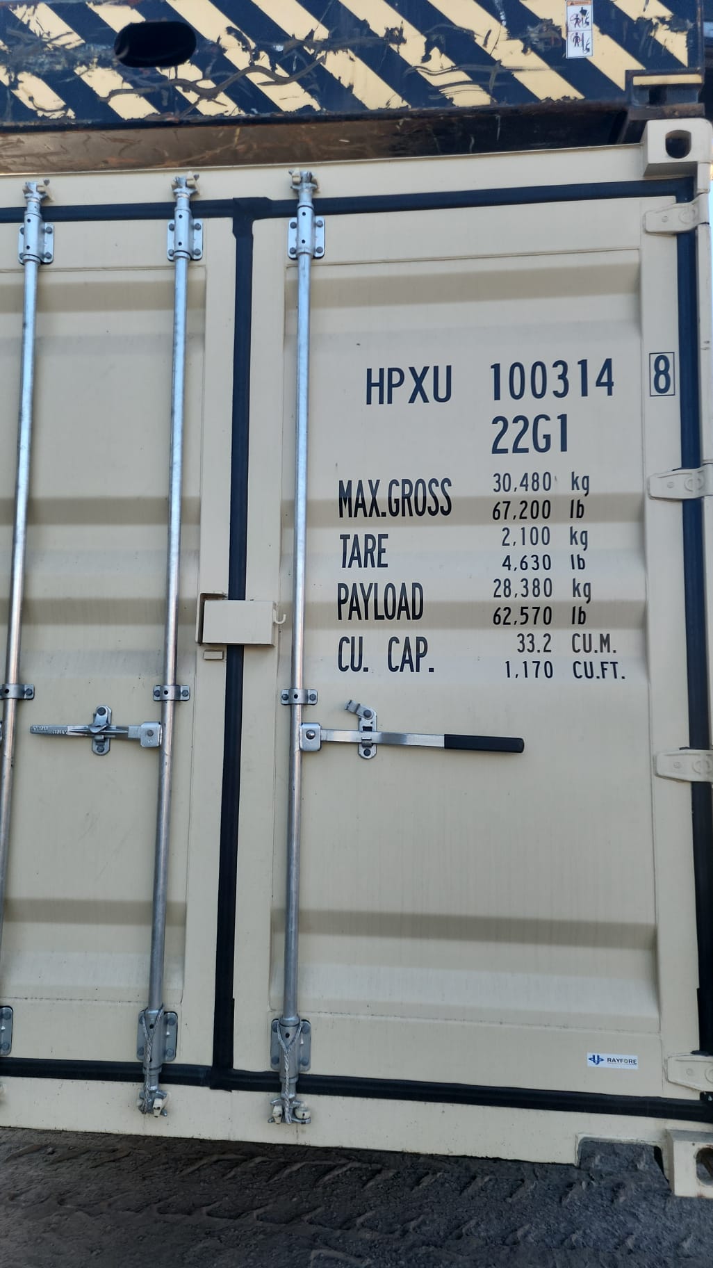 HPXU1003148- 20' New/One-Trip Shipping Container (QC)
