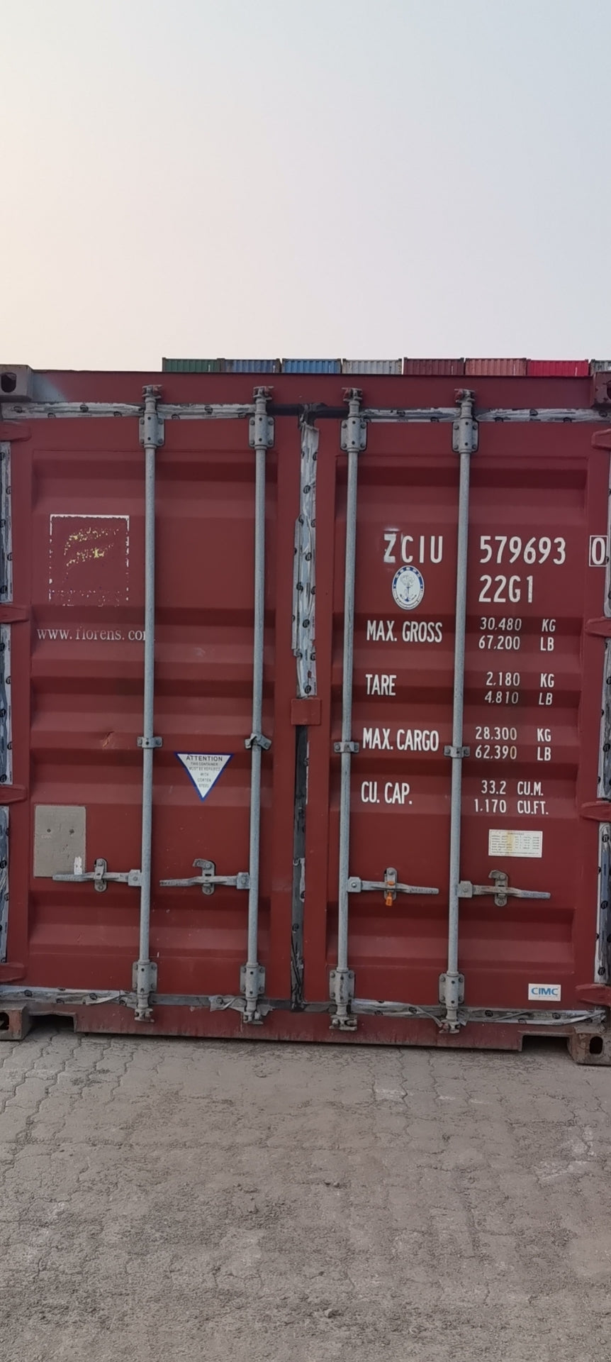 ZCIU5796930 - 20' Used Shipping Container (BOLTON)