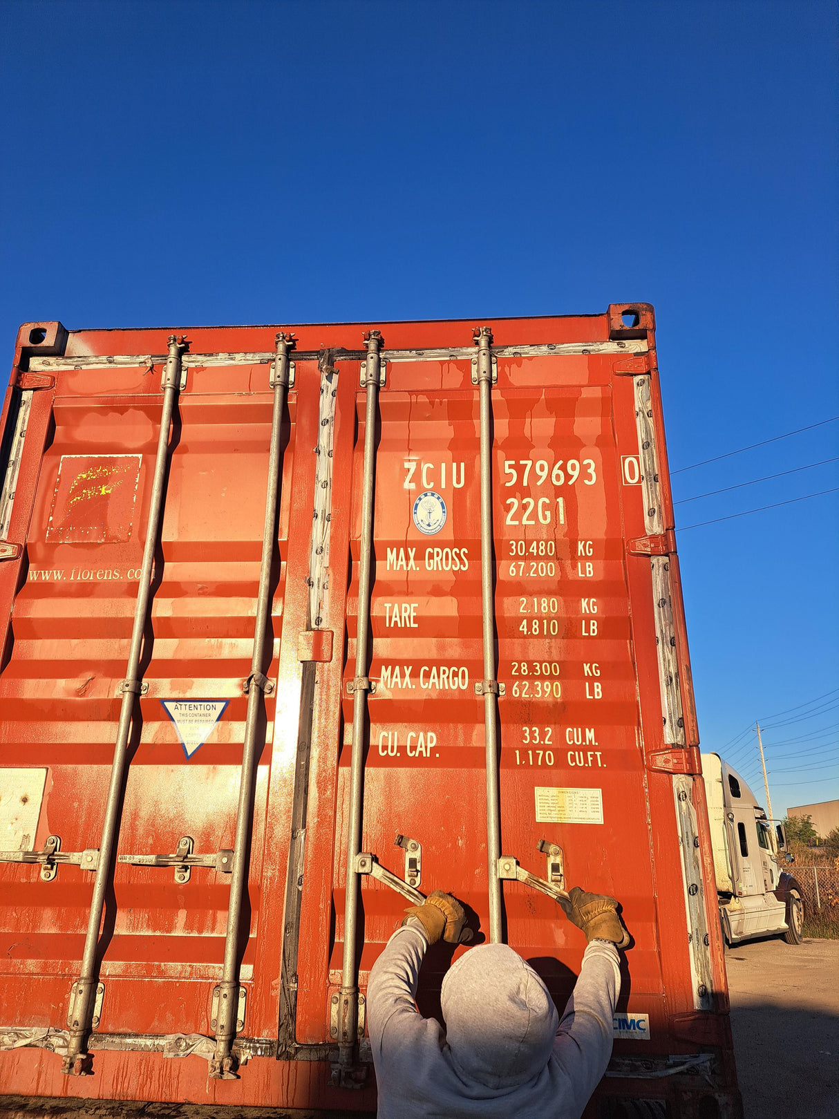 ZCIU5796930 - 20' Used Shipping Container (BOLTON)