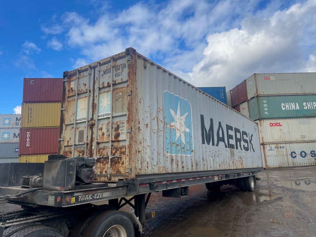MSKU9585988 - 40' High Cube Used Shipping Container