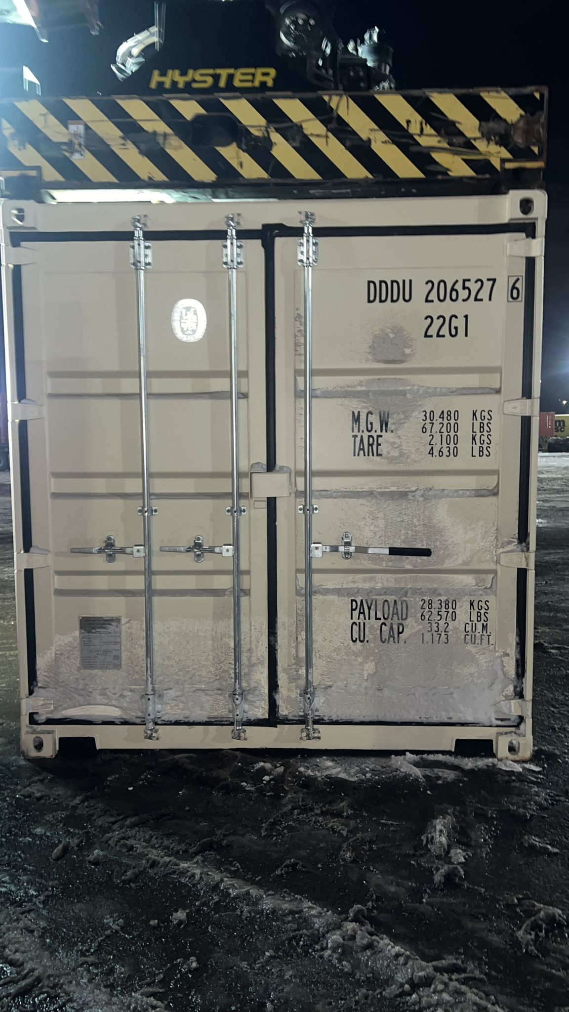 DDDU2065276 - 20' New/One-Trip Shipping Container