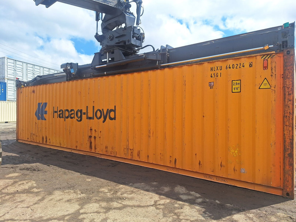 HLXU6402246 - 40' High Cube Used Shipping Container