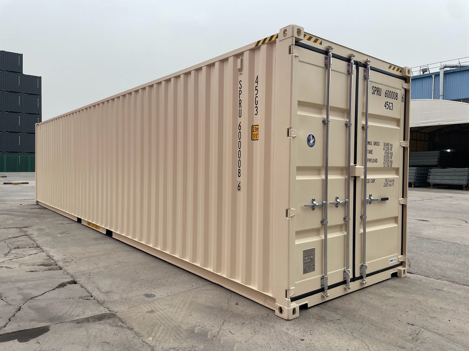 40' High Cube 4 Side Door New (One Trip) – Supernova Containers