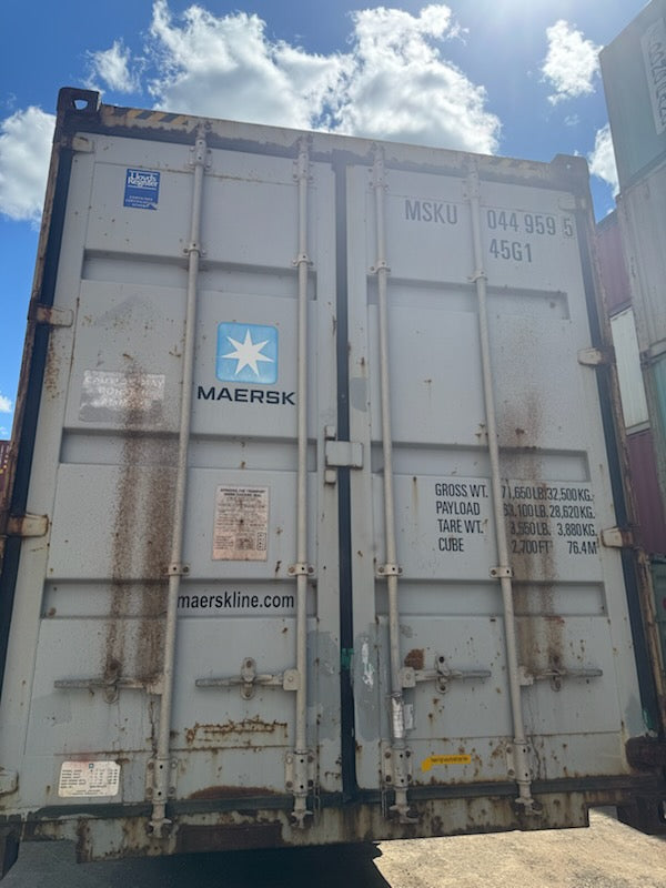 MSKU0449595 - 40' High Cube Used Shipping Container