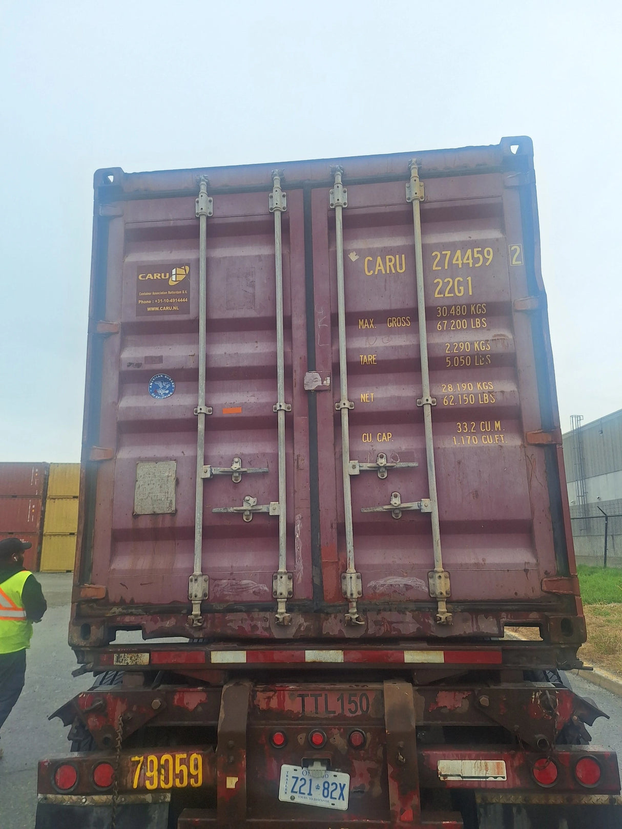 CARU2744592  20' Used Container (BRAMPTON)