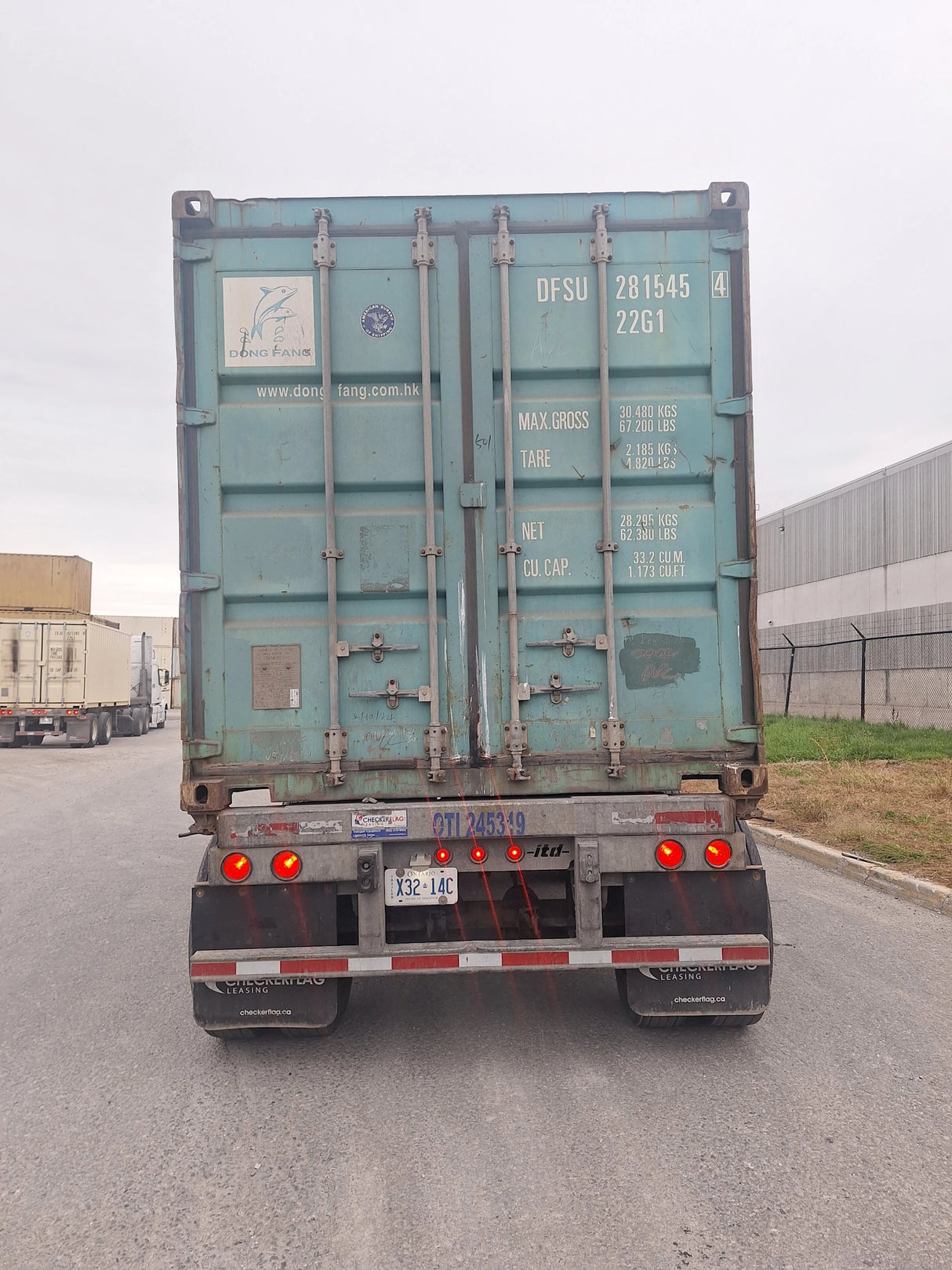 DFSU2815454 20' Used Container (BRAMPTON)