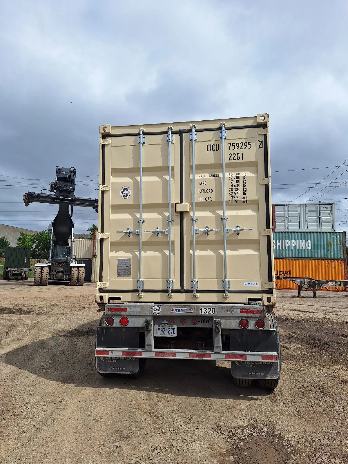 CICU7592952 - 20' New/One-Trip Shipping Container