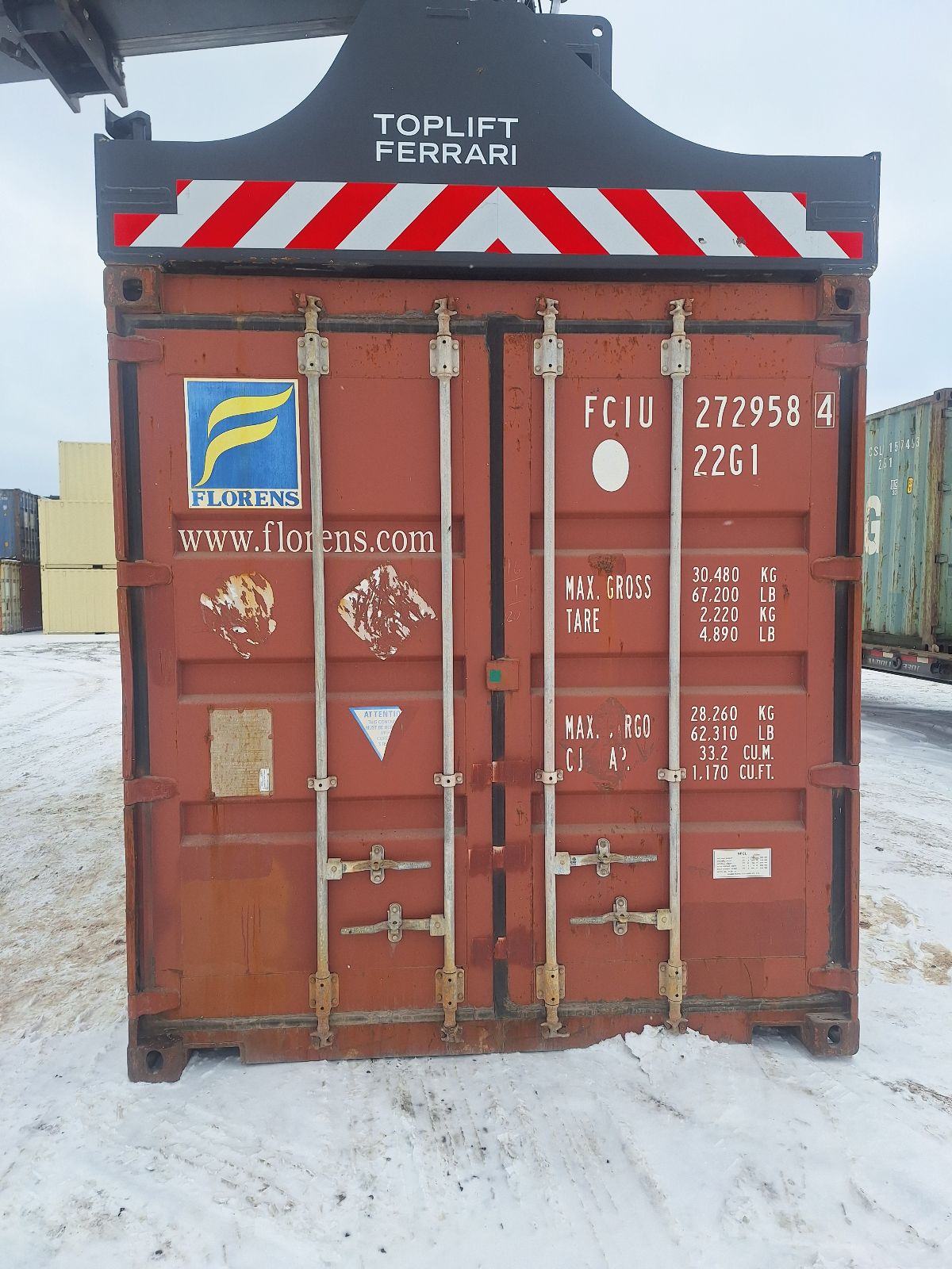 FCIU2729584 - 20' Used Container (Bolton)