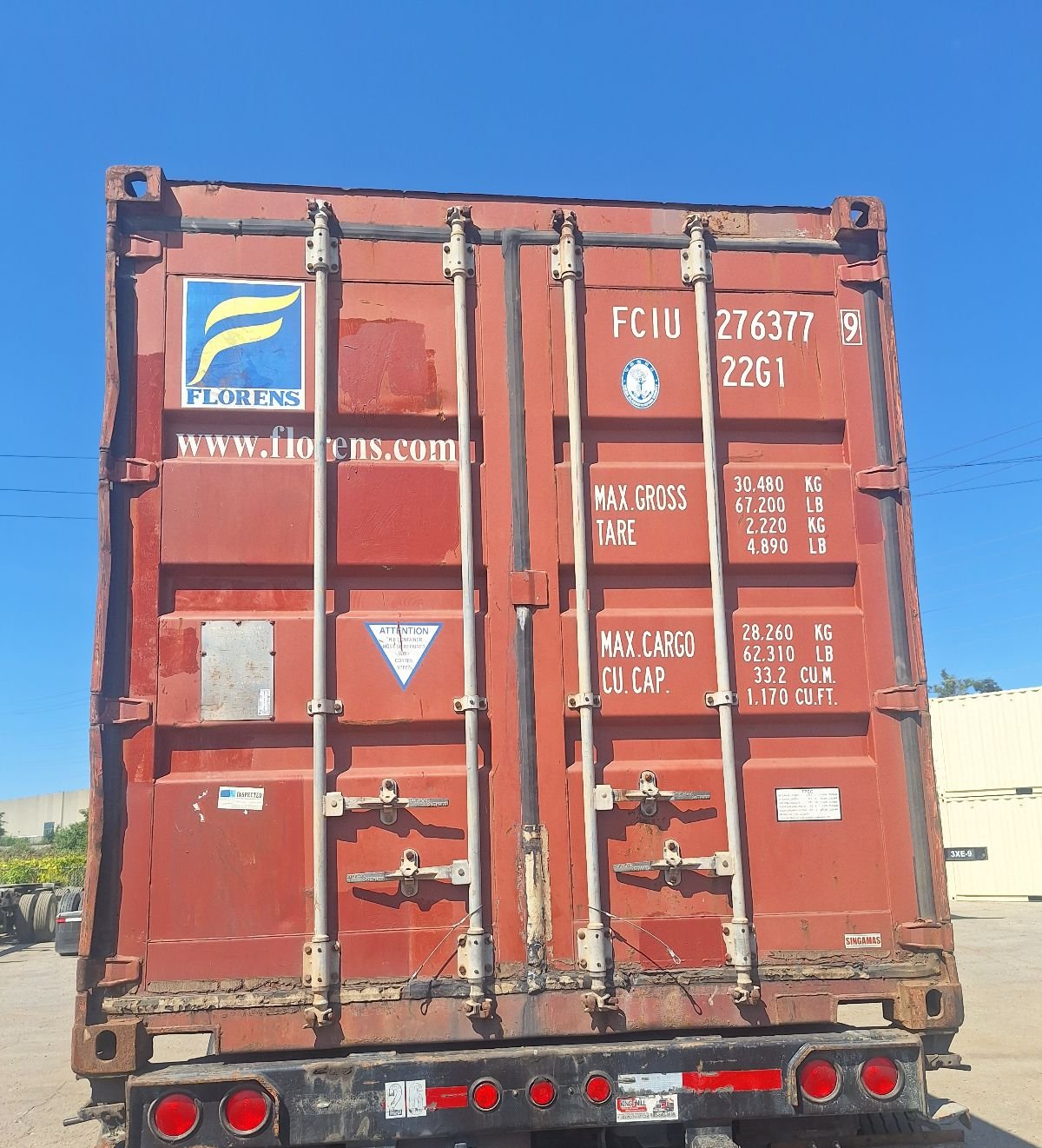 20' Standard Used (Cargo Worthy) (Wholesale)