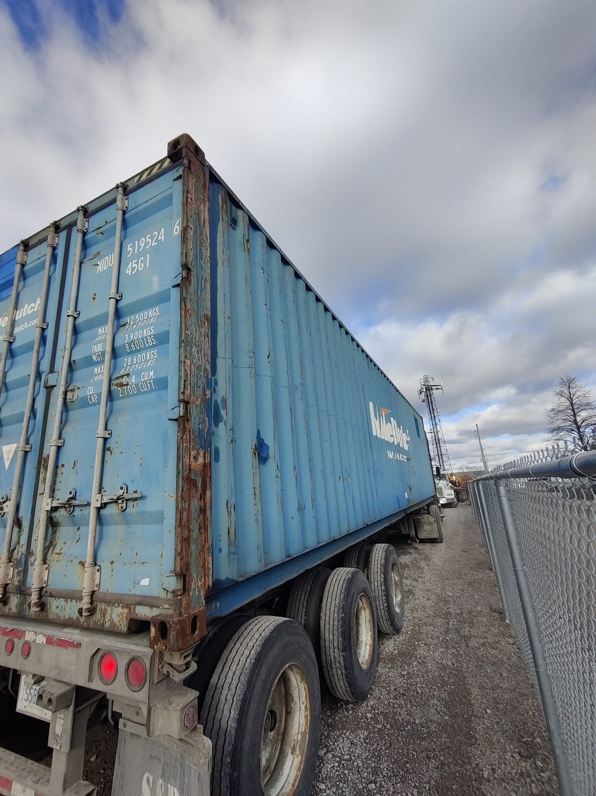 NIDU5195246 - 40' High Cube Used Container (BUR)