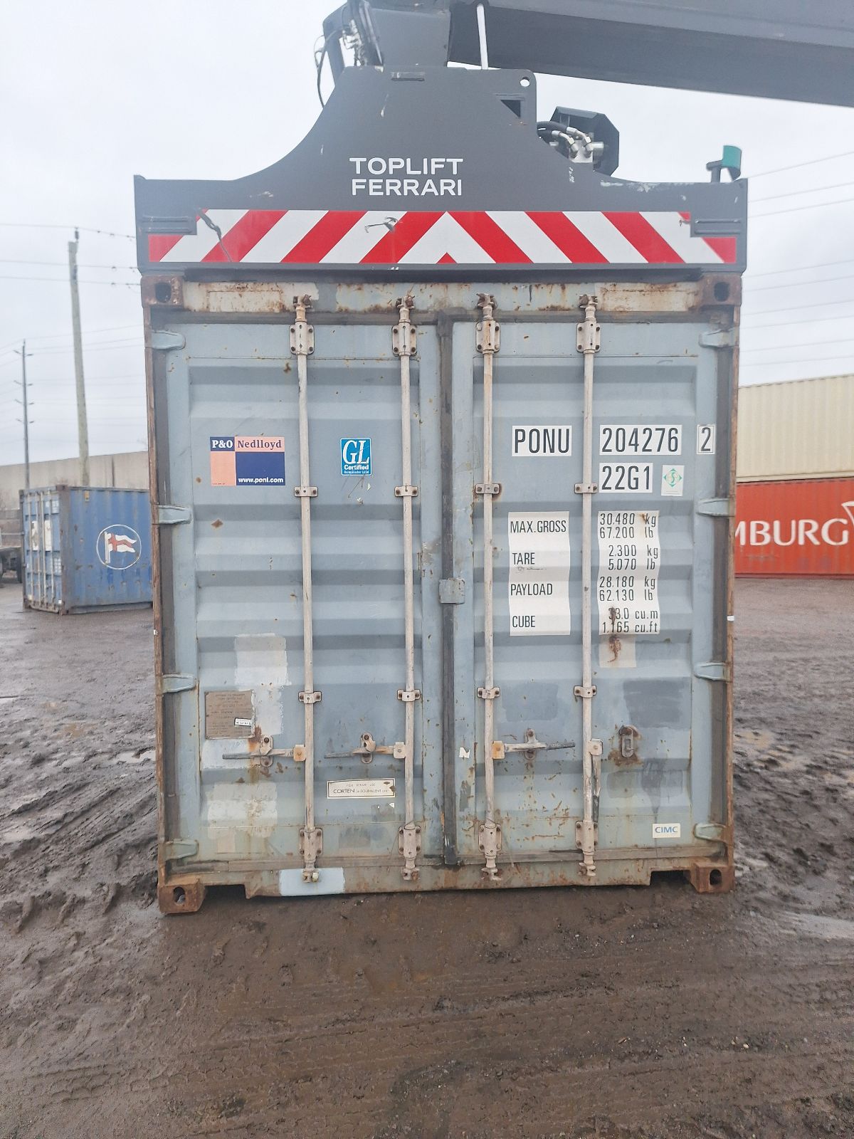 PONU2042762 - 20' Used Container (Bolton)