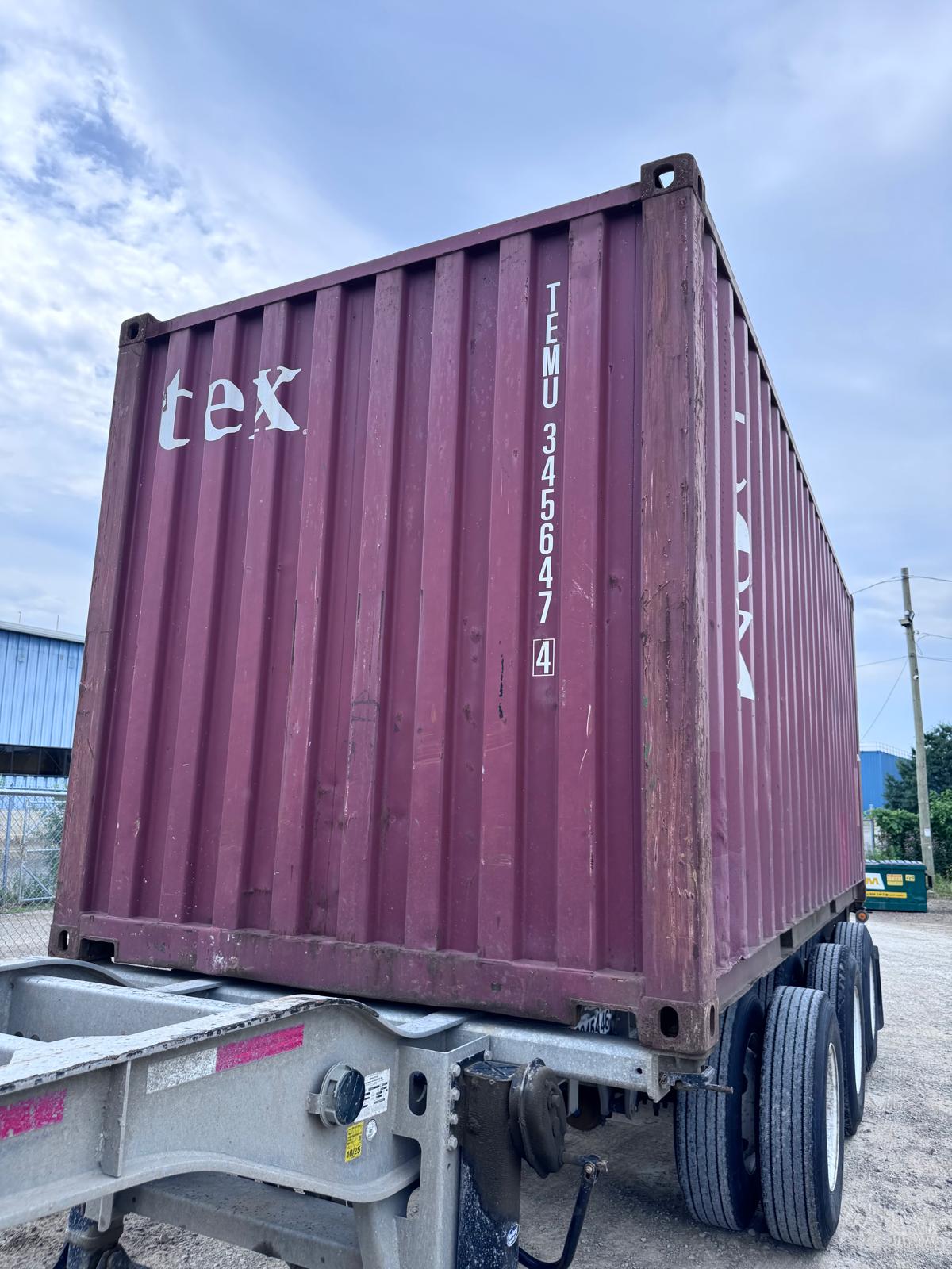 TEMU3456474 - 20' Used Container (BURLINGTON)