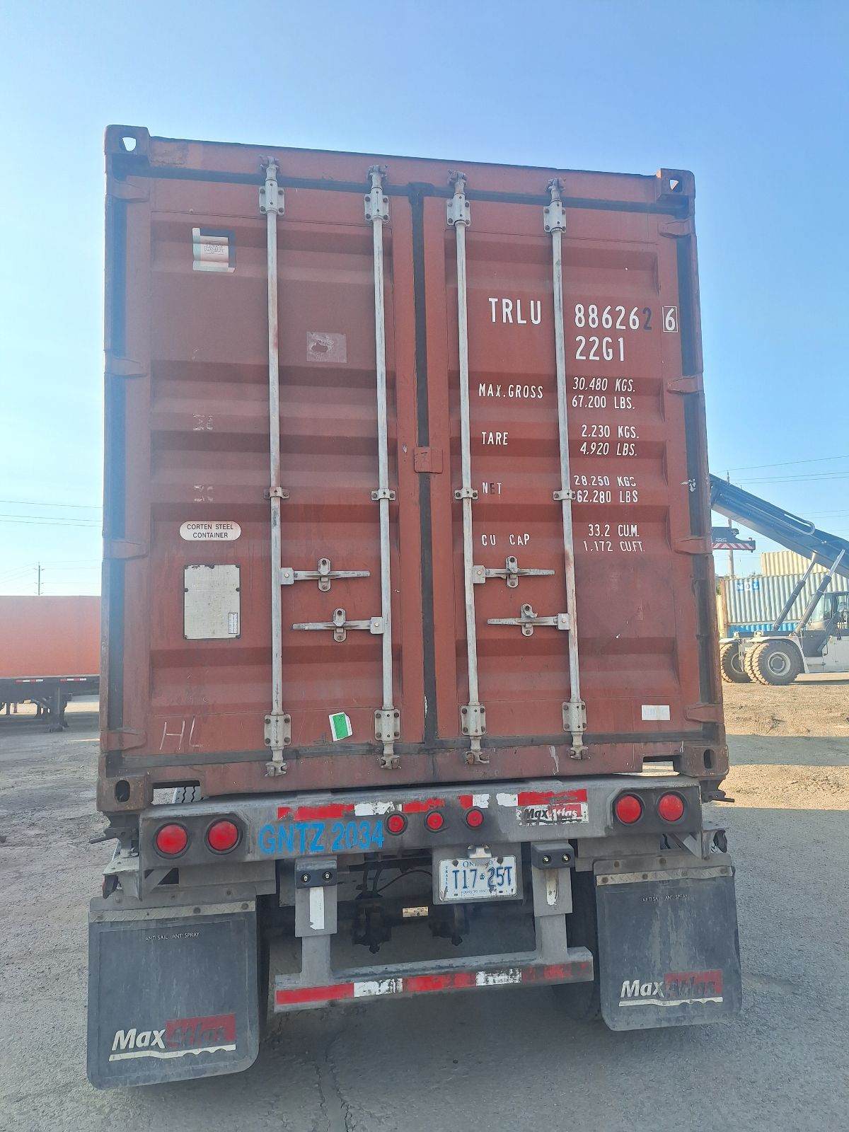 TRLU8862626 - 20' Used Shipping Container (OTTAWA)