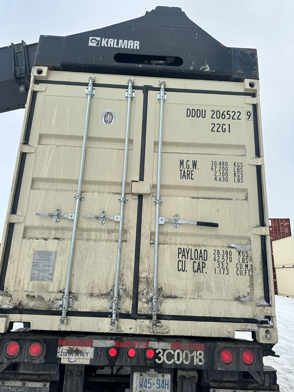 DDDU2065229 - 20' New/One-Trip Shipping Container