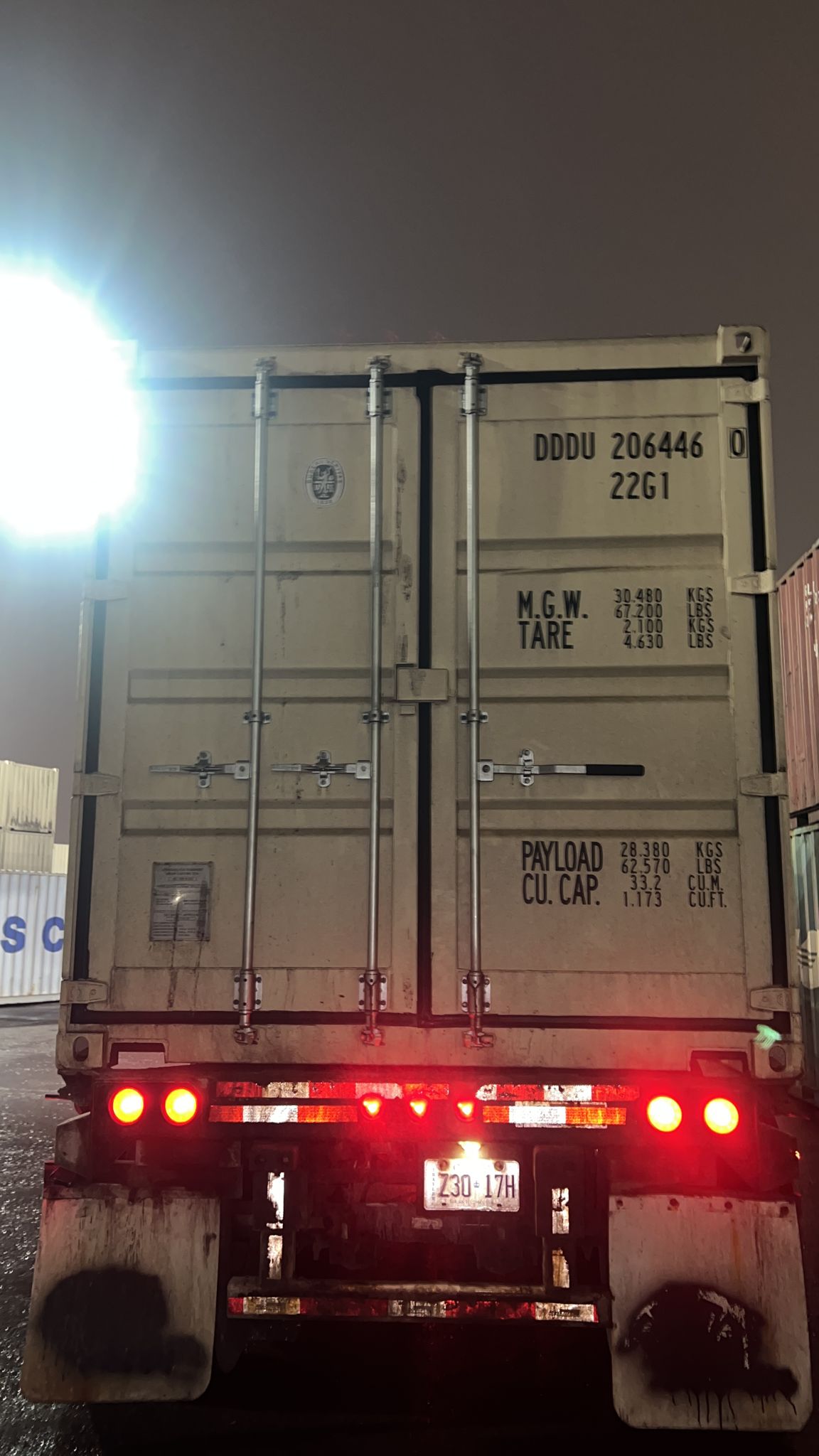 DDDU2064460 - 20' New/One-Trip Shipping Container